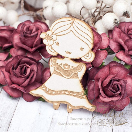 Чіпборд Valeo Дівчинка 49*72мм V1704