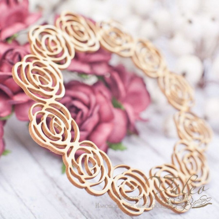 Чіпборд Valeo Квіткова рамка 94*94мм V1770