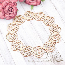 Чіпборд Valeo Квіткова рамка 94*94мм V1770