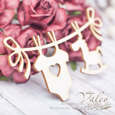 Чіпборд Valeo Підвіска дитяча 86*47мм V1721