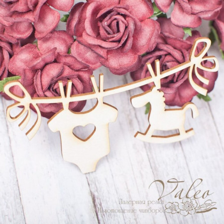 Чіпборд Valeo Підвіска дитяча 86*47мм V1721