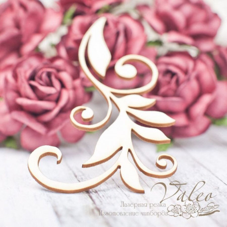 Чіпборд Valeo Завиток 73*44мм V1730