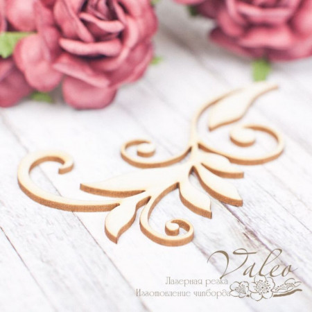 Чіпборд Valeo Завиток 73*44мм V1730