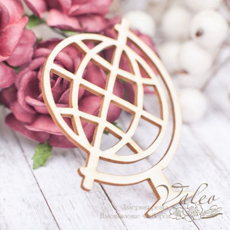 Чіпборд Valeo Глобус 50*60мм V1758