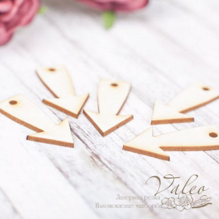 Чіпборд Valeo набір Анкера 5шт 30*15мм V1759