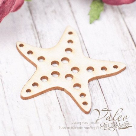 Чіпборд Valeo Морська зірка 40*37мм V1751