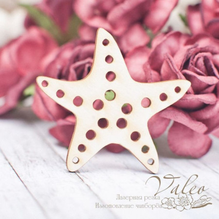 Чіпборд Valeo Морська зірка 40*37мм V1751