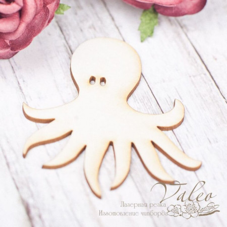 Чіпборд Valeo Восьминіг 46*54мм V1753