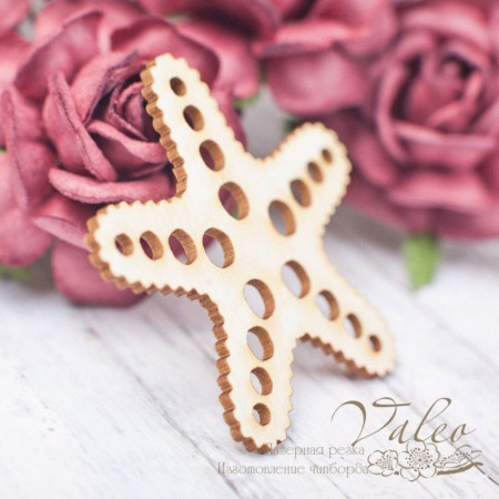 Чіпборд Valeo Морська зірка 45*43мм V1752