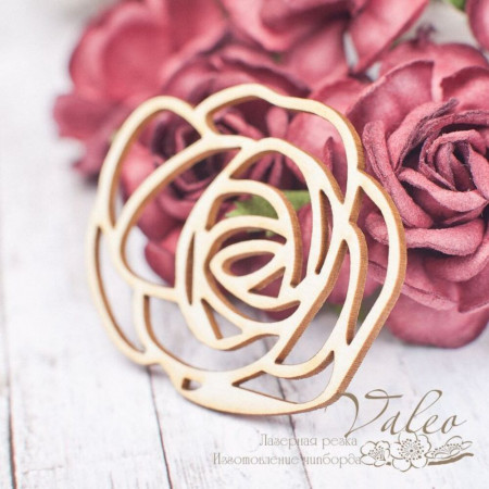 Чіпборд Valeo Квіточка 39*45мм V1731