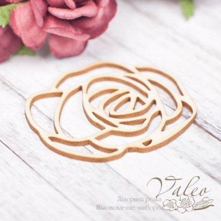 Чіпборд Valeo Квіточка 39*45мм V1731