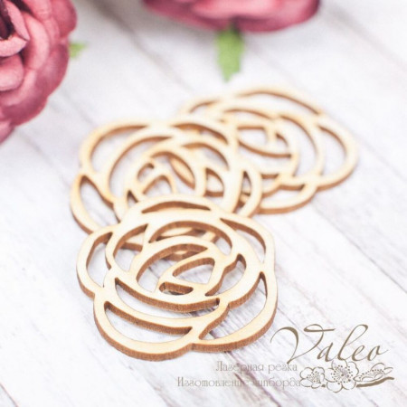 Чіпборд Valeo набір Квітковий 3шт 29*28мм V1768