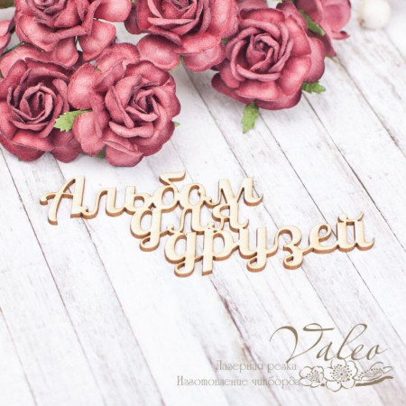 Чіпборд Valeo Альбом для друзів 99*43мм V1771