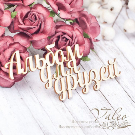 Чіпборд Valeo Альбом для друзів 99*43мм V1771