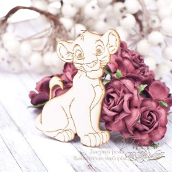 Чіпборд Valeo Маленький лев 56*84мм V1785