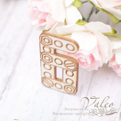 Чіпборд Valeo Цифра 6 18*34мм V1849