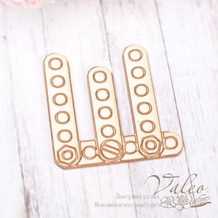 Чіпборд Valeo Літера Щ 34*34мм V1840