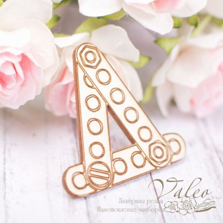 Чіпборд Valeo Літера Д 34*32мм V1818