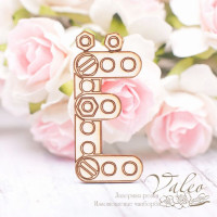 Чіпборд Valeo Літера Ё 17*39мм V1822