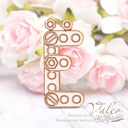 Чіпборд Valeo Літера Ё 17*39мм V1822