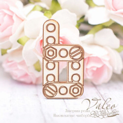 Чіпборд Valeo Літера Ь 18*34мм V1838