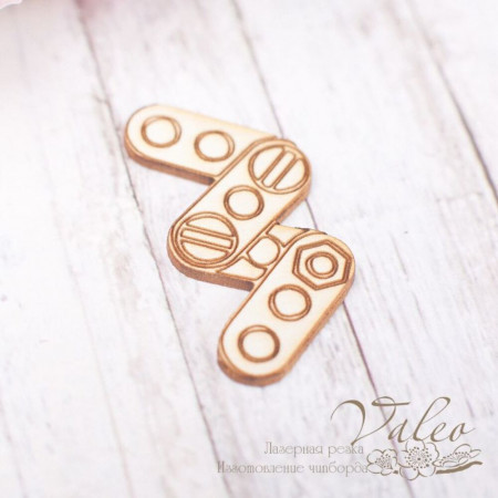 Чіпборд Valeo Цифра 3 16*32мм V1852