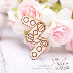 Чіпборд Valeo Цифра 3 16*32мм V1852