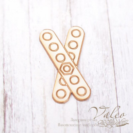 Чіпборд Valeo Літера Х 18*34мм V1843