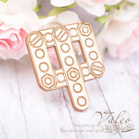 Чіпборд Valeo Літера Ф 28*34мм V1844