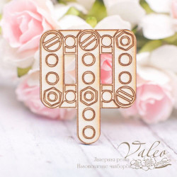 Чіпборд Valeo Літера Ф 28*34мм V1844