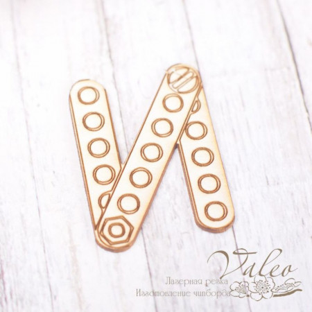 Чіпборд Valeo Літера І 23*34мм V1820