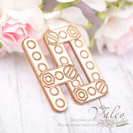 Чіпборд Valeo Літера Ю 28*34мм V1835