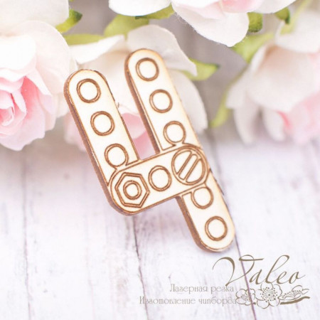 Чіпборд Valeo Літера Ч 18*34мм V1824