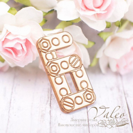 Чіпборд Valeo Літера Б 18*34мм V1823