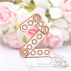 Чіпборд Valeo Цифра 2 24*34мм V1846