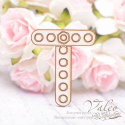 Чіпборд Valeo Літера Т 28*34мм V1825