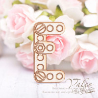 Чіпборд Valeo Літера Е 18*34мм V1816