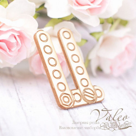 Чіпборд Valeo Літера Ц 23*34мм V1842