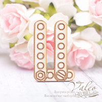 Чіпборд Valeo Літера Ц 23*34мм V1842