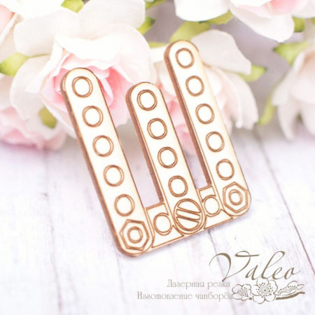 Чіпборд Valeo Літера Ш 28*34мм V1841