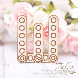 Чіпборд Valeo Літера Ш 28*34мм V1841