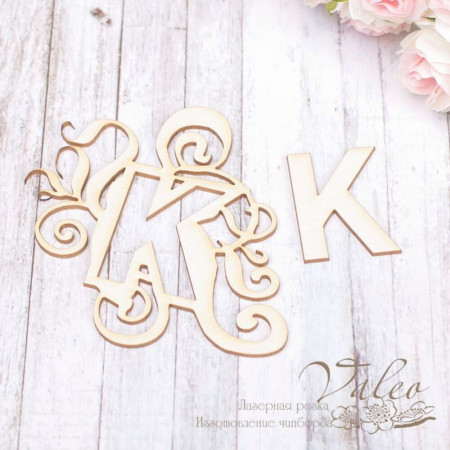 Чіпборд Valeo Літера K 77*74мм V1870