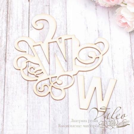 Чіпборд Valeo Літера W 83*84мм V1874