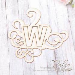 Чіпборд Valeo Літера W 83*84мм V1874