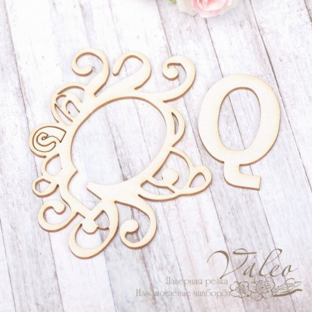 Чіпборд Valeo Літера Q 69*82мм V1879