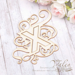 Чіпборд Valeo Літера X 74*71мм V1882