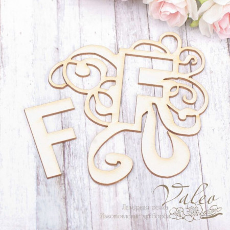 Чіпборд Valeo Літера F 74*83мм V1860