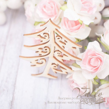 Чіпборд Valeo Ялинка 50*66мм V1892