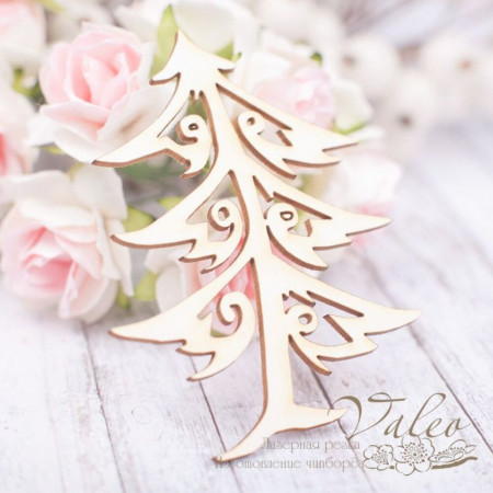 Чіпборд Valeo Ялинка 50*66мм V1892