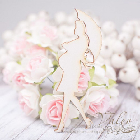 Чіпборд Valeo Дівчина 34*84мм V1903